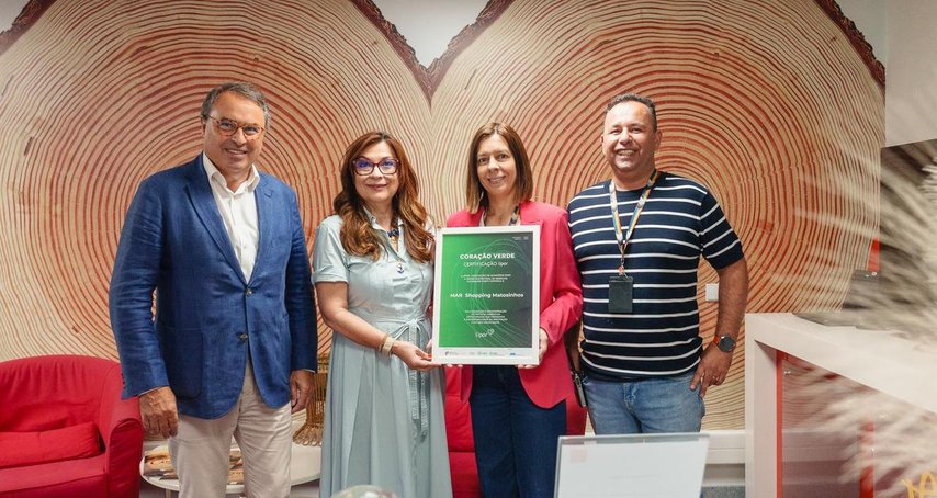 MAR Shopping Matosinhos recebe certificação “Coração Verde”