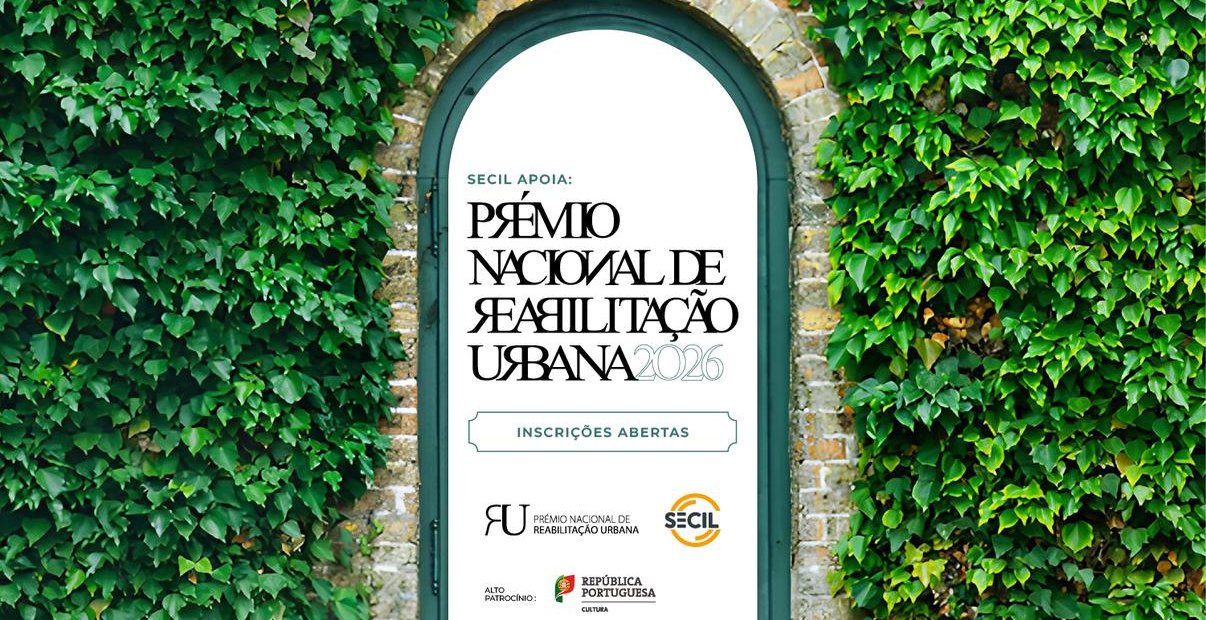 Prémio Nacional de Reabilitação Urbana 2026 recebeu 80 candidaturas