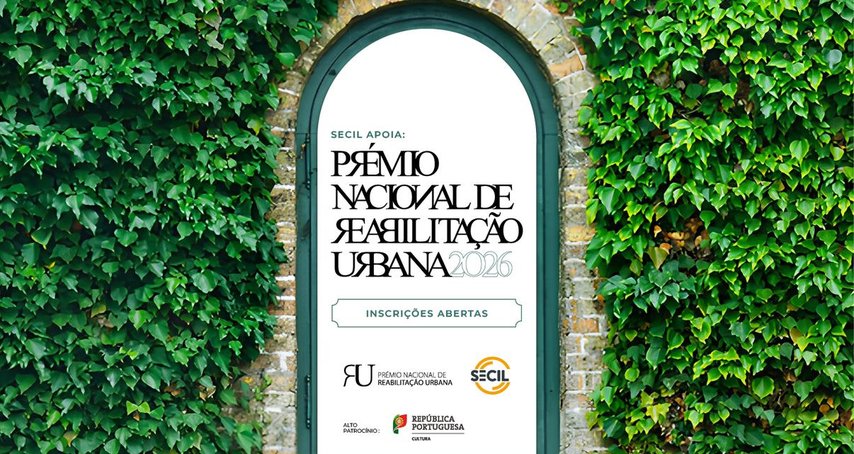 Prémio Nacional de Reabilitação Urbana 2026 recebeu 80 candidaturas